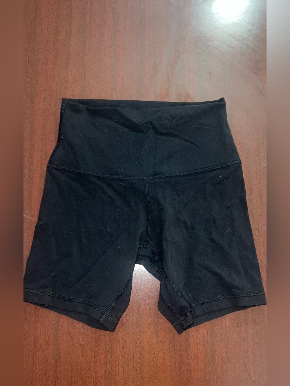lululemon athletica Black High-Waist biker  shorts